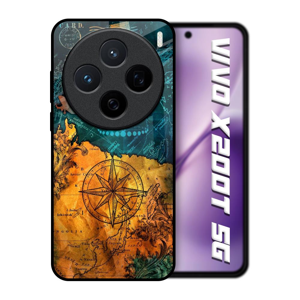 Architecture Map Vivo X200T 5G Glass Back Cover Online