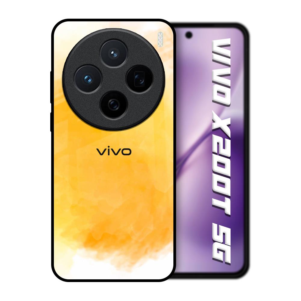Rustic Orange Vivo X200T 5G Glass Back Cover Online