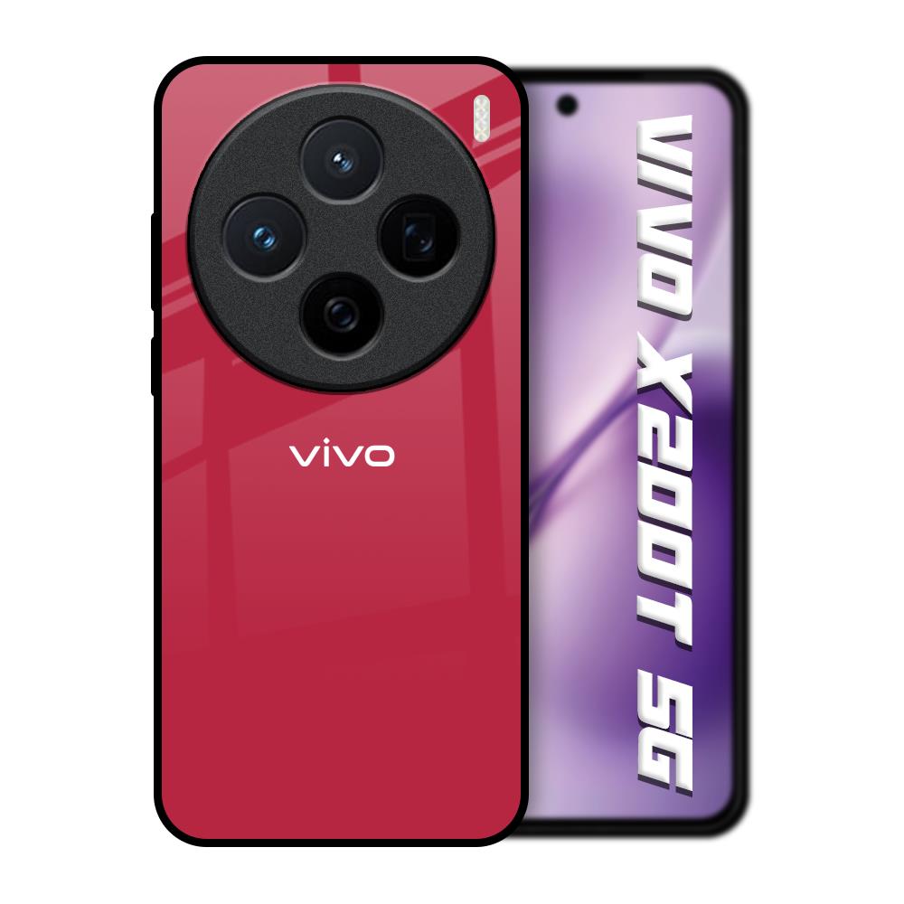 Solo Maroon Vivo X200T 5G Glass Back Cover Online