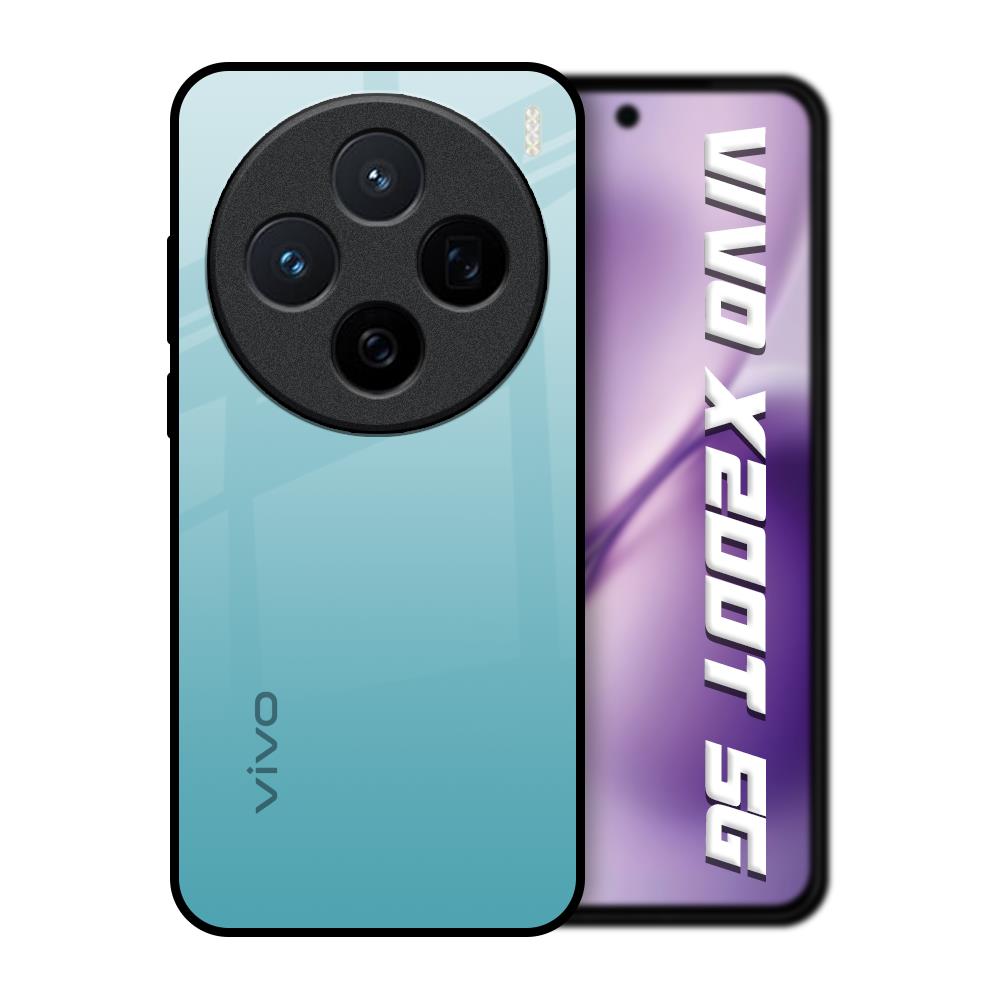 Arctic Blue Vivo X200T 5G Glass Back Cover Online