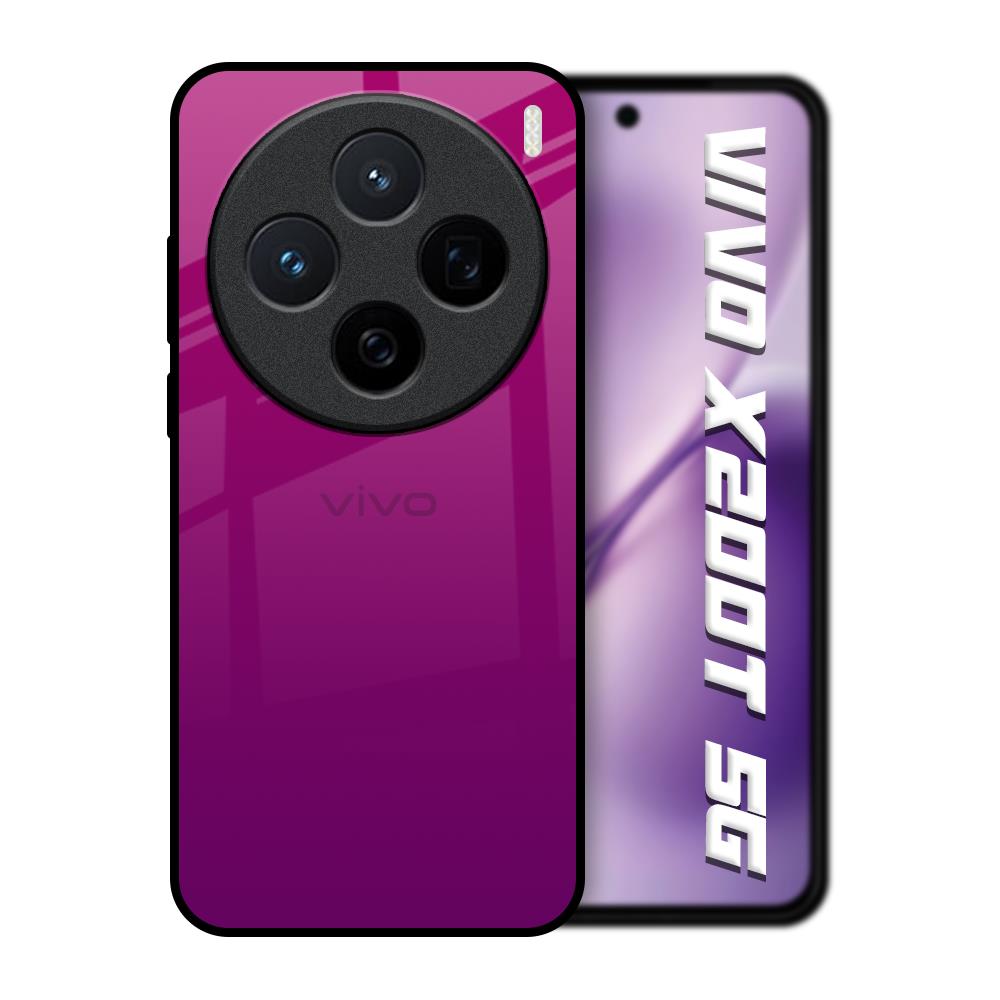 Magenta Gradient Vivo X200T 5G Glass Back Cover Online