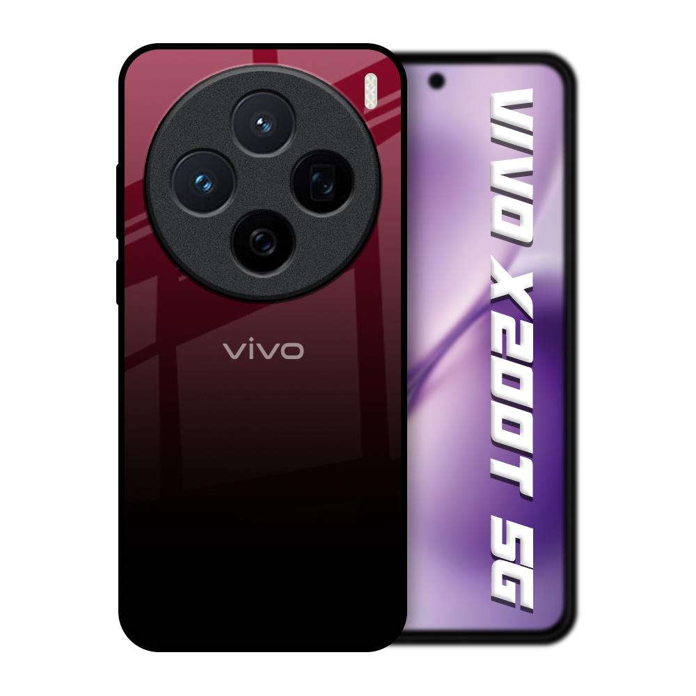 Wine Red Vivo X200T 5G Glass Back Cover Online
