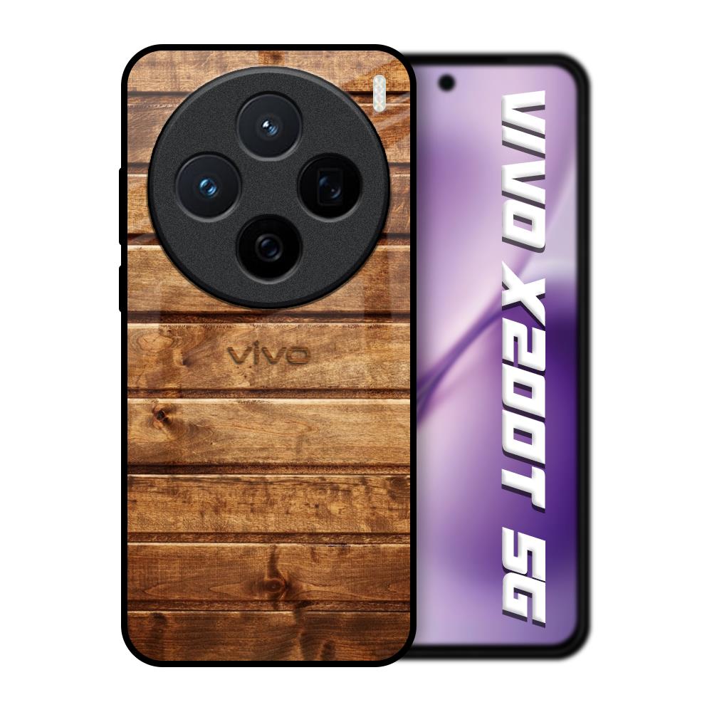 Wooden Planks Vivo X200T 5G Glass Back Cover Online