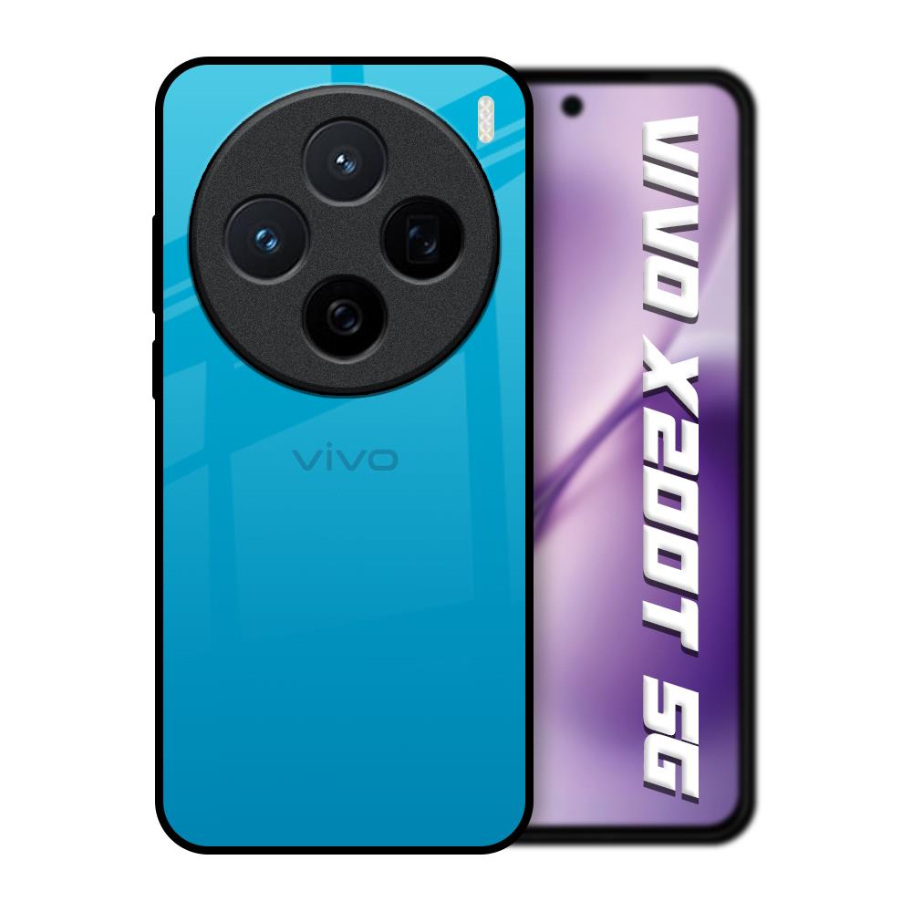 Blue Aqua Vivo X200T 5G Glass Back Cover Online