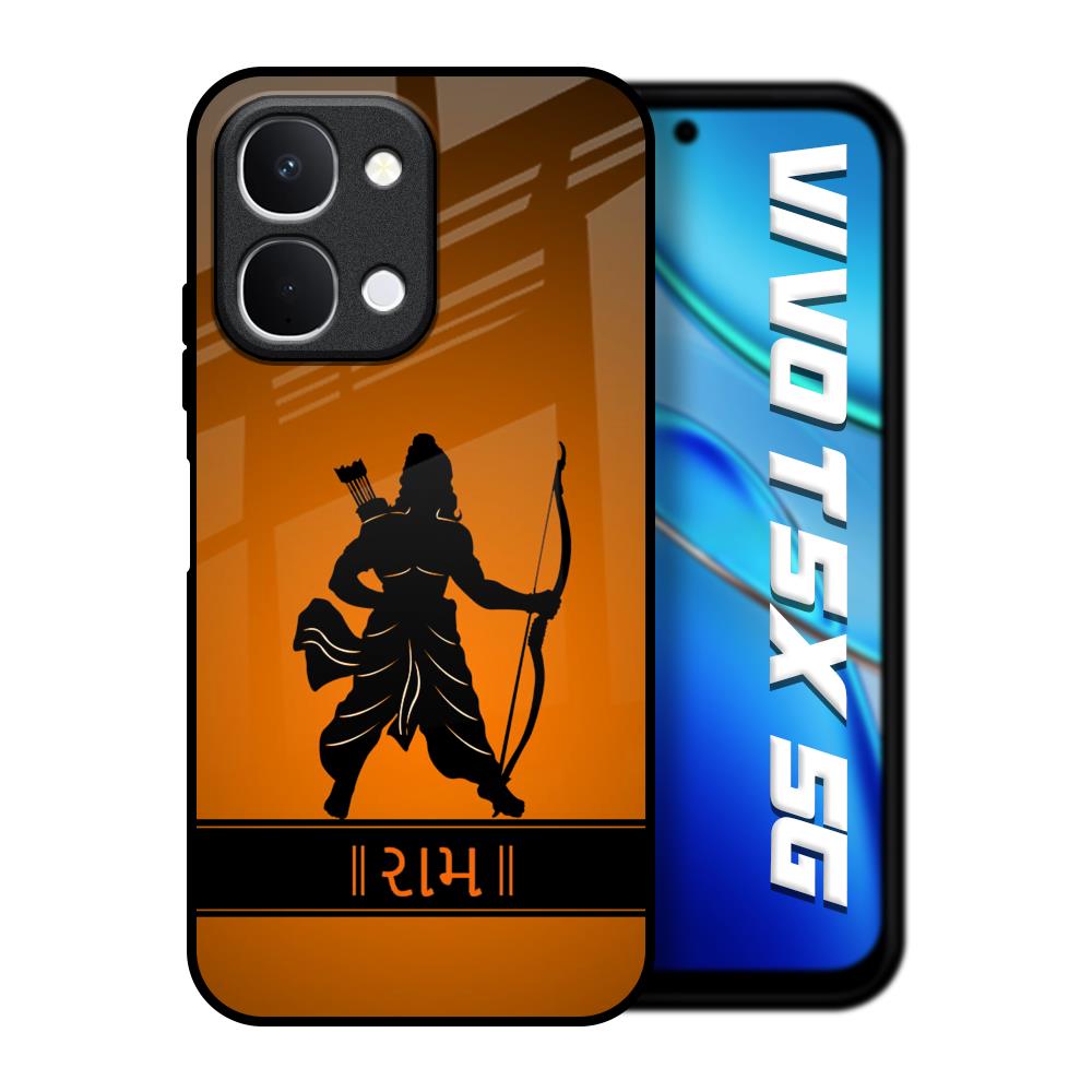 Halo Rama Vivo T5x 5G Glass Back Cover Online