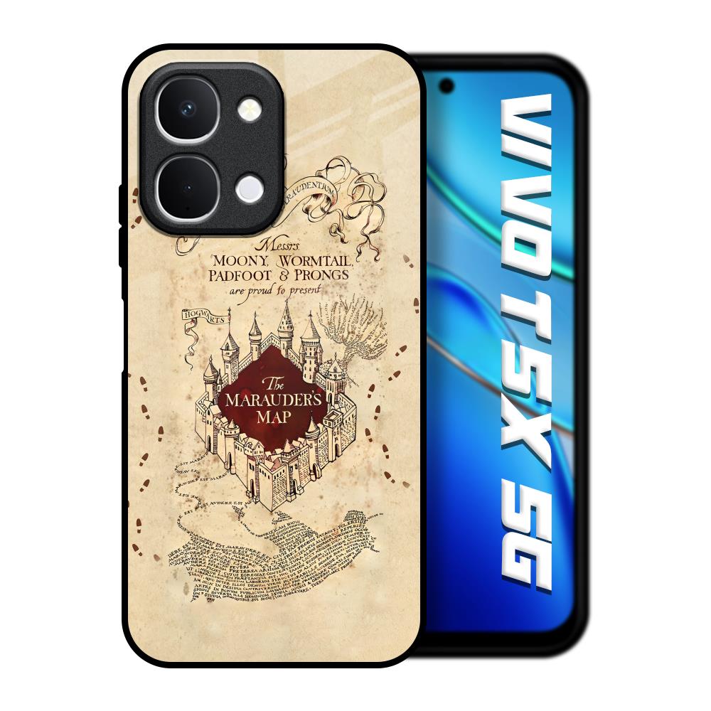 Magical Map Vivo T5x 5G Glass Back Cover Online