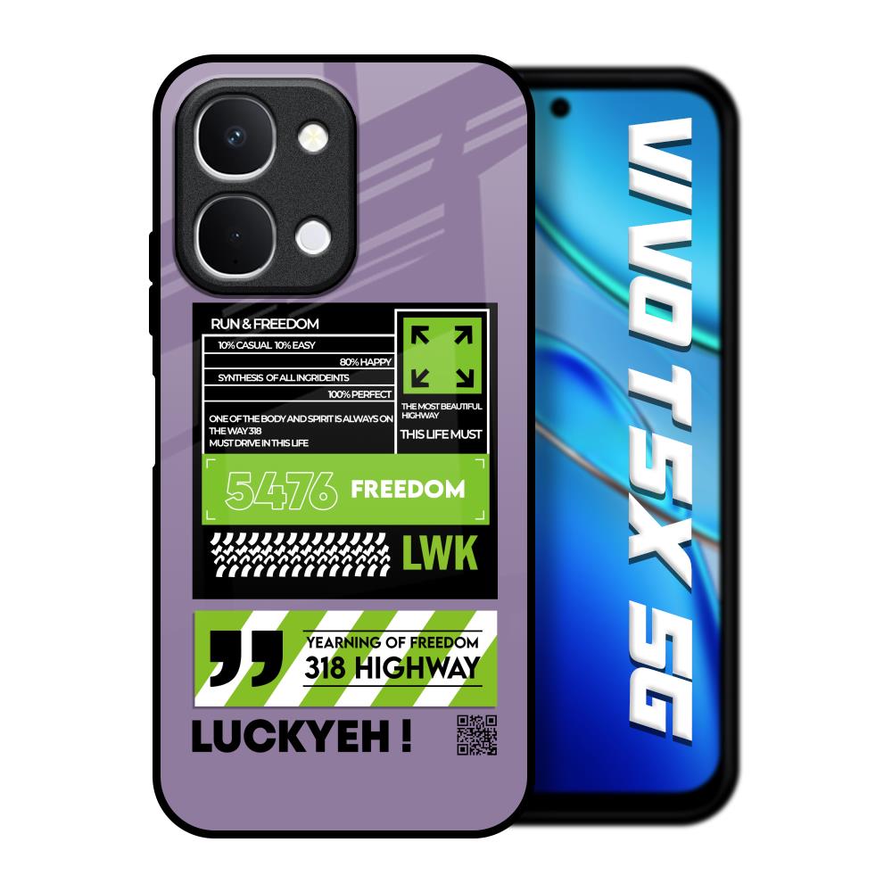 Run & Freedom Vivo T5x 5G Glass Back Cover Online