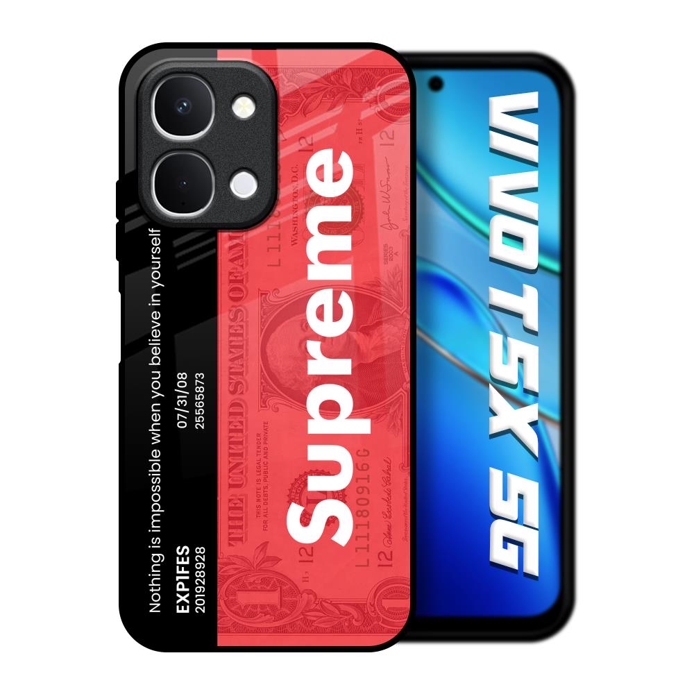 Supreme Ticket Vivo T5x 5G Glass Back Cover Online