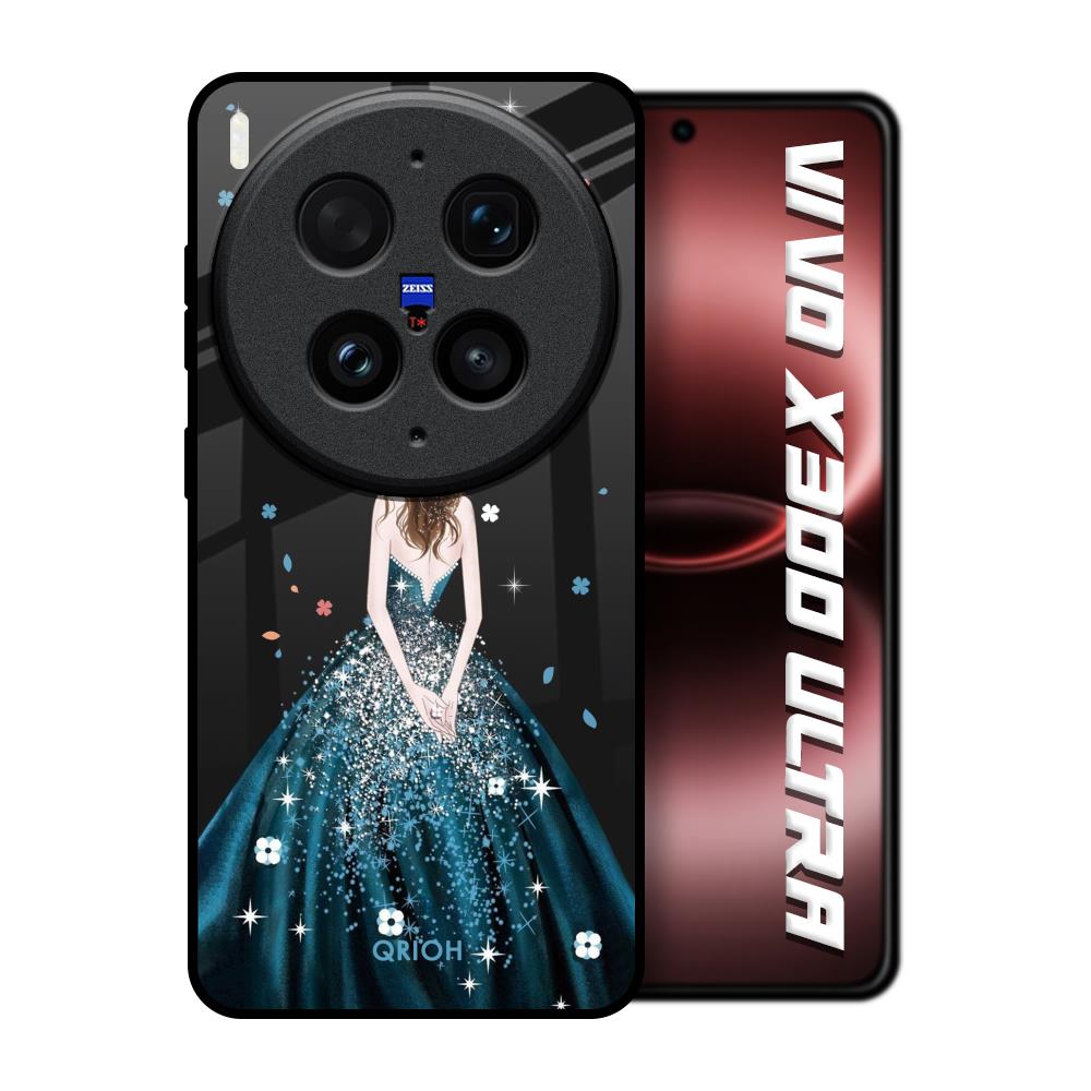 Queen Of Fashion Vivo X300 Ultra 5G Glass Back Cover Online