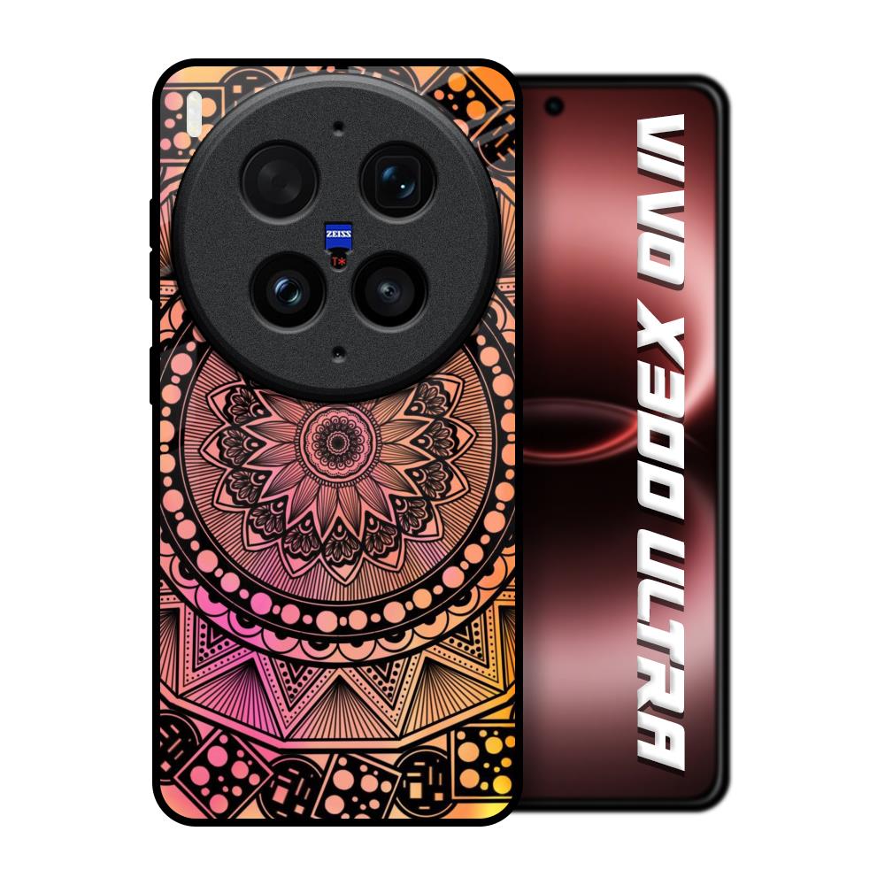 Floral Mandala Vivo X300 Ultra 5G Glass Back Cover Online