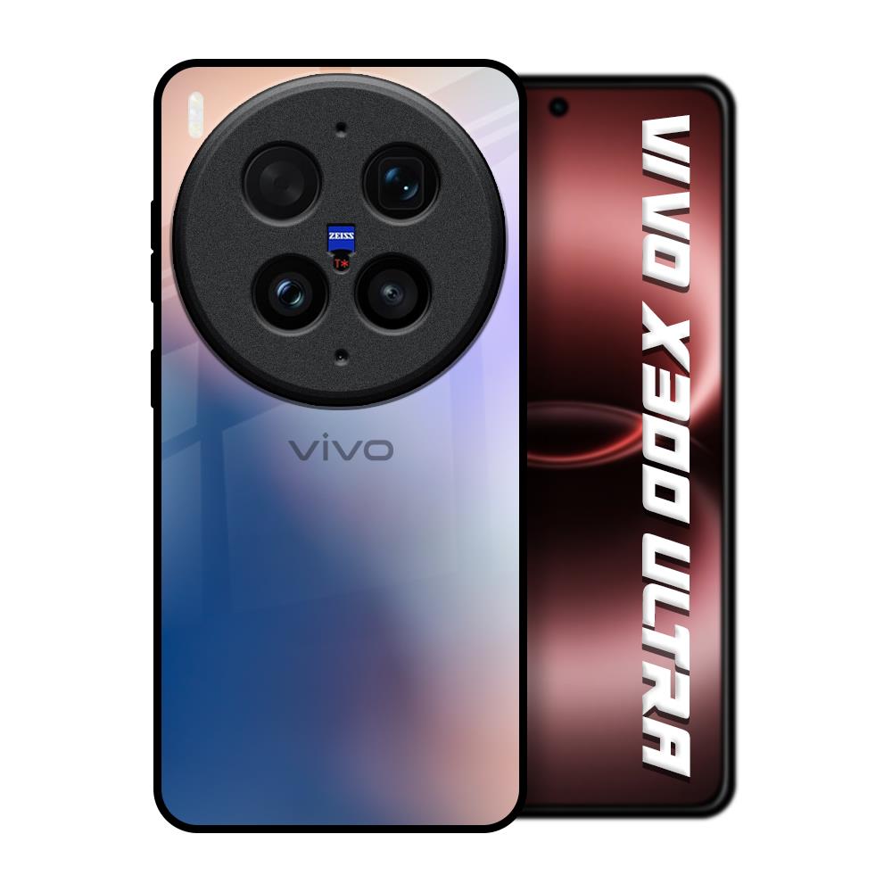 Blue Mauve Gradient Vivo X300 Ultra 5G Glass Back Cover Online