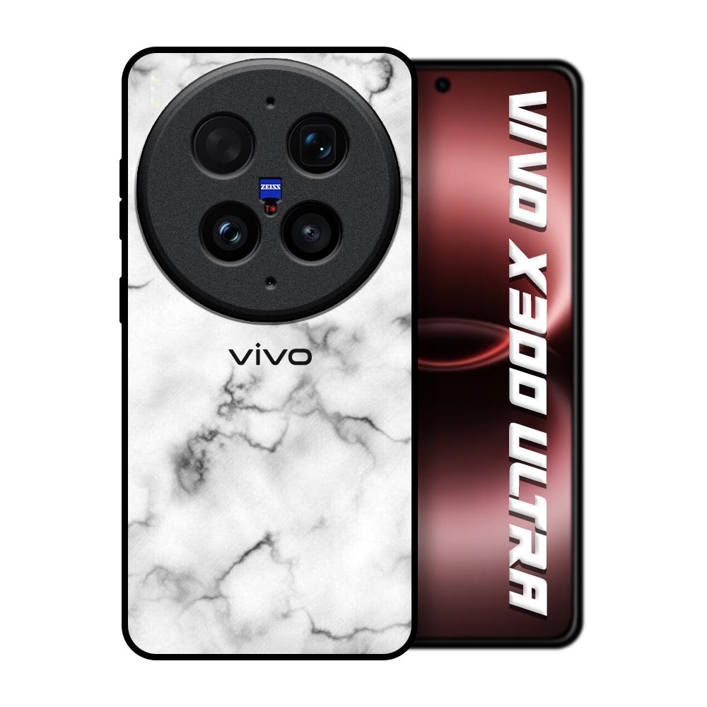 Satin White Marble Vivo X300 Ultra 5G Glass Back Cover Online