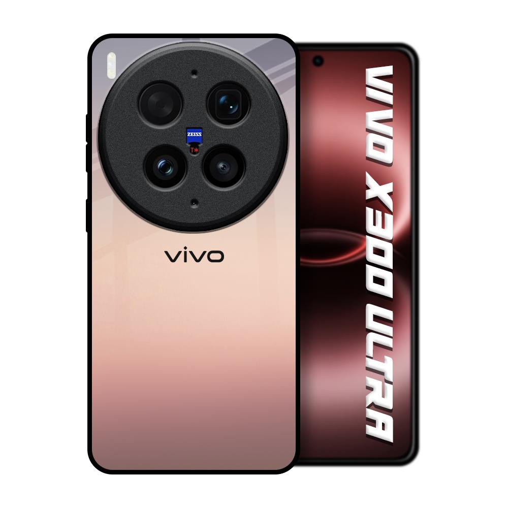 Golden Mauve Vivo X300 Ultra 5G Glass Back Cover Online