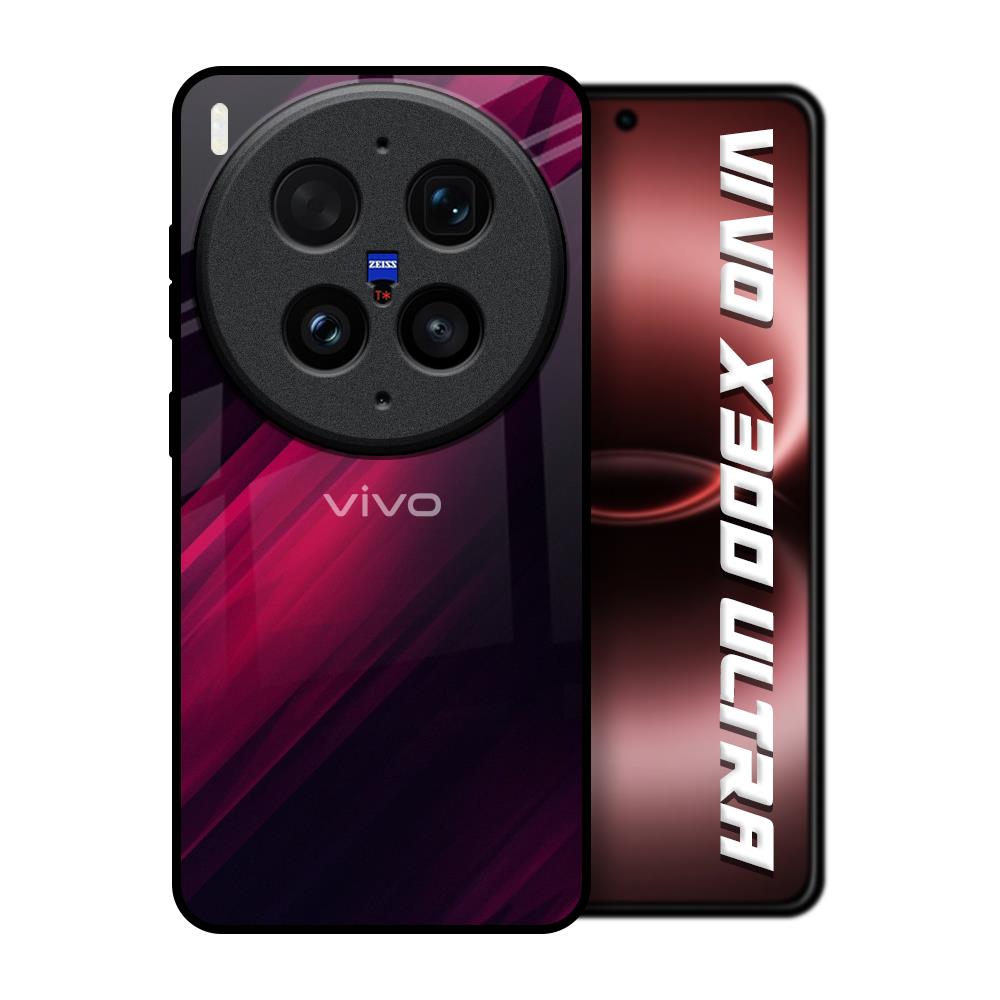 Razor Black Vivo X300 Ultra 5G Glass Back Cover Online
