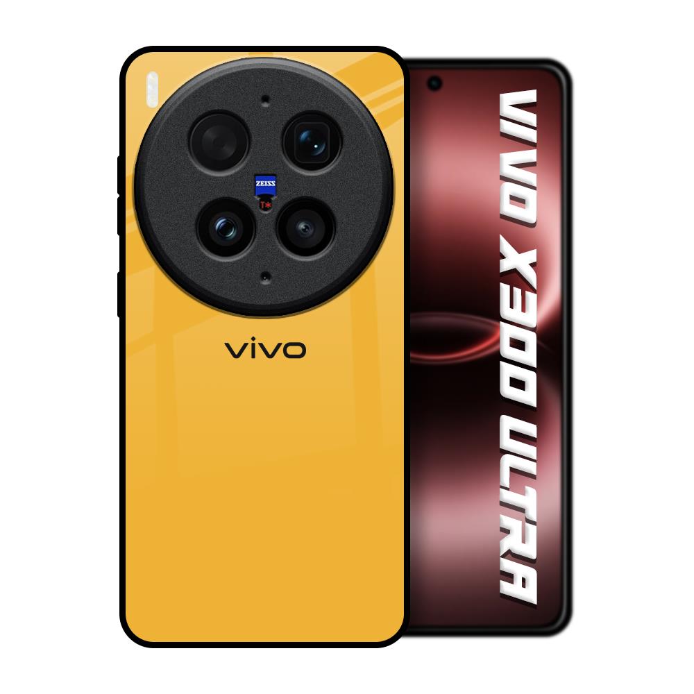 Fluorescent Yellow Vivo X300 Ultra 5G Glass Back Cover Online