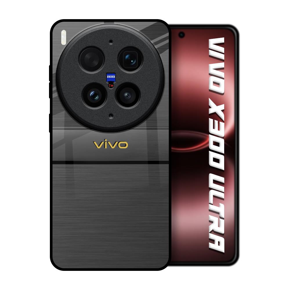 Grey Metallic Glass Vivo X300 Ultra 5G Glass Back Cover Online
