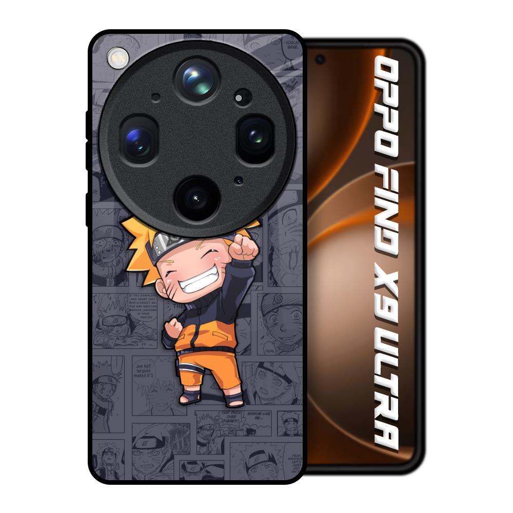 Orange Chubby Oppo Find X9 Ultra 5G Glass Back Cover Online