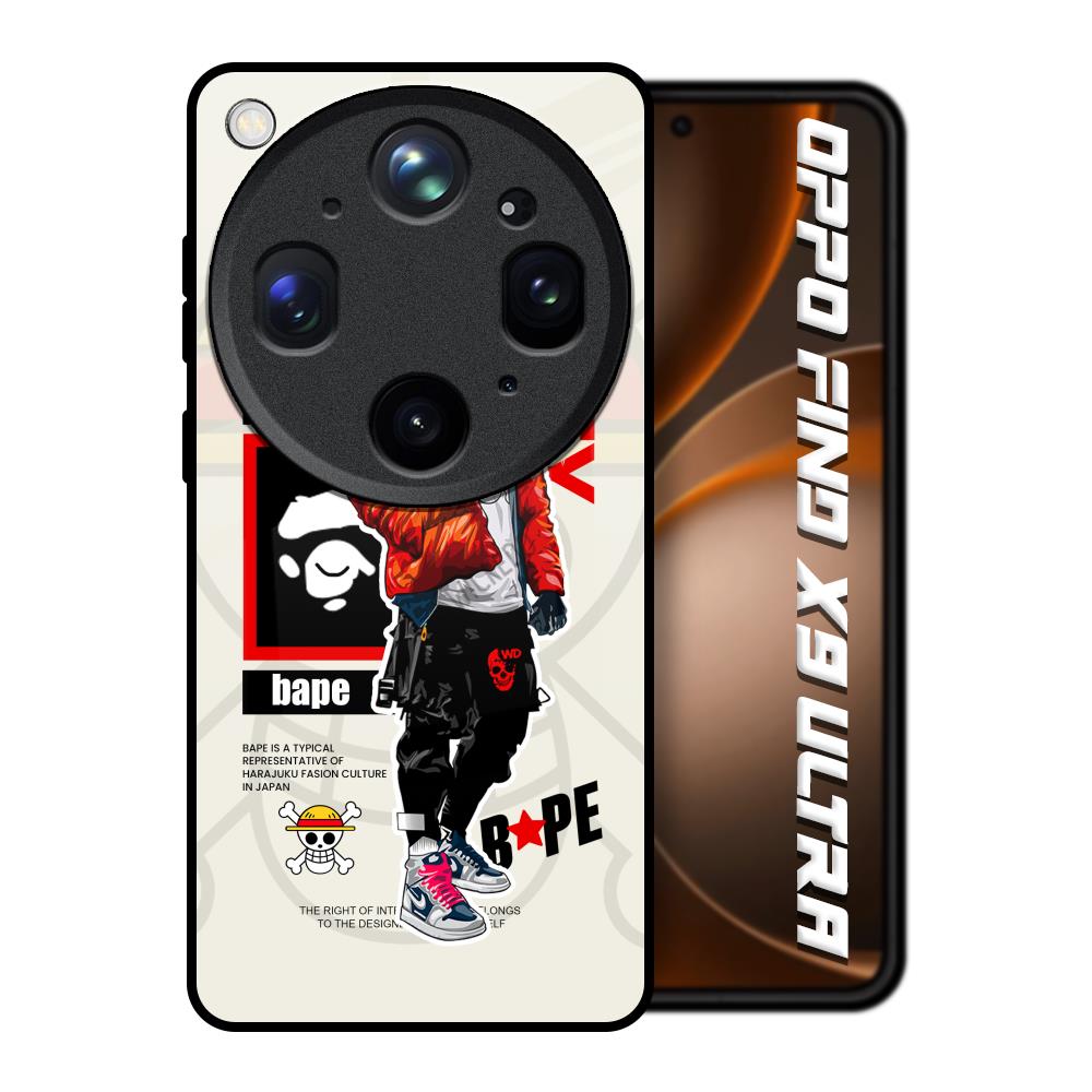 Bape Luffy Oppo Find X9 Ultra 5G Glass Back Cover Online
