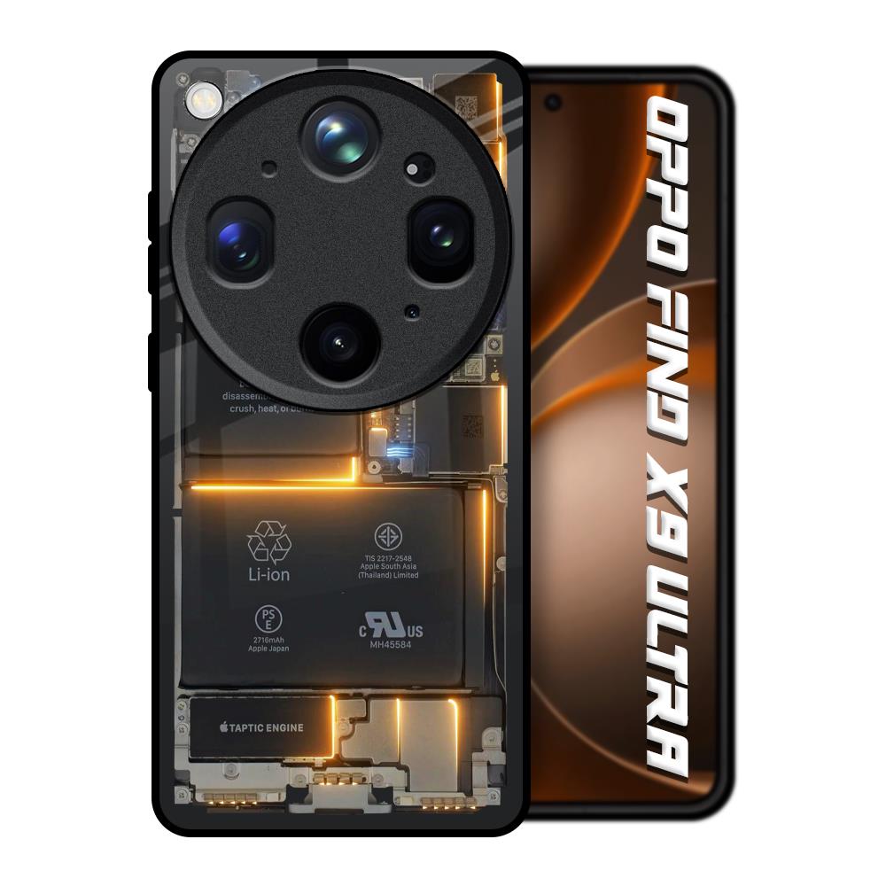 Glow Up Skeleton Oppo Find X9 Ultra 5G Glass Back Cover Online