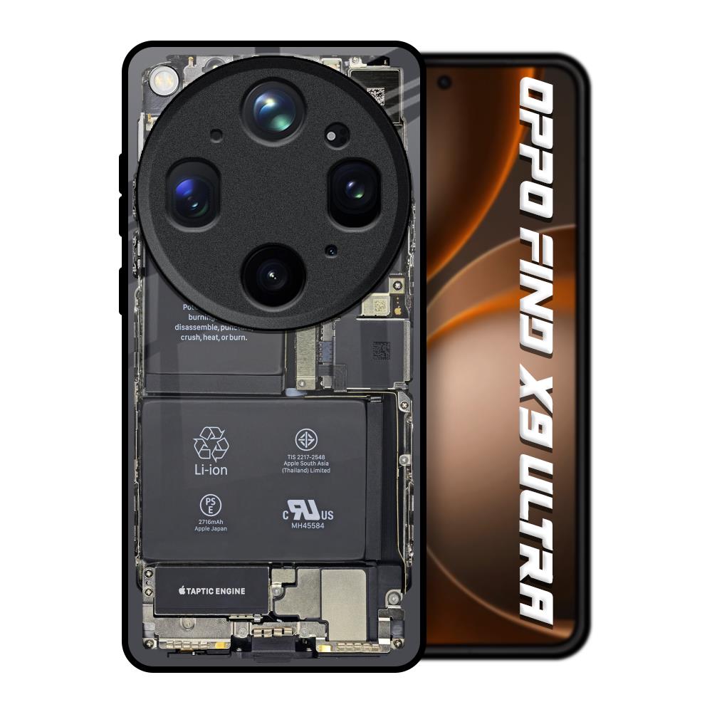Skeleton Inside Oppo Find X9 Ultra 5G Glass Back Cover Online