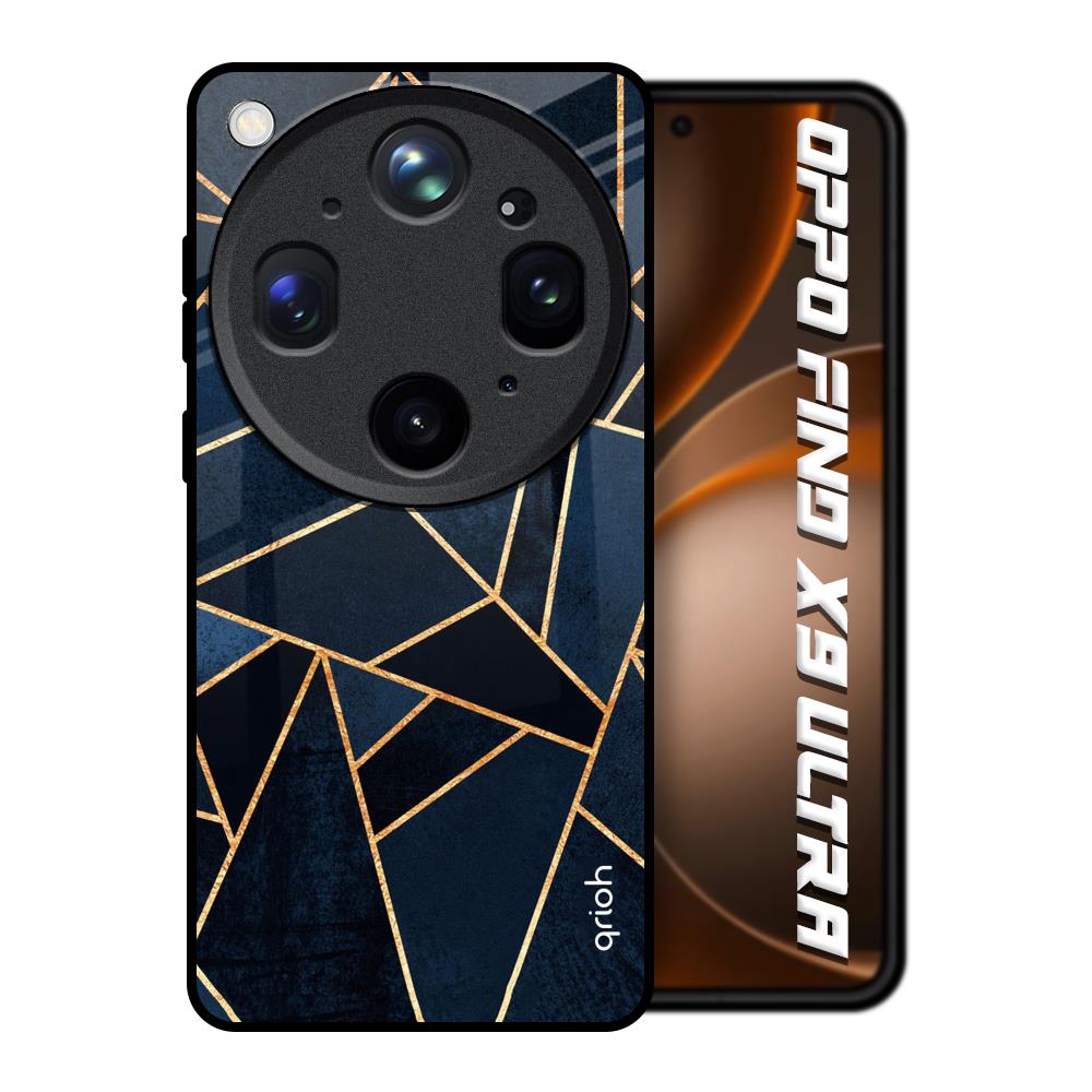 Abstract Tiles Oppo Find X9 Ultra 5G Glass Back Cover Online