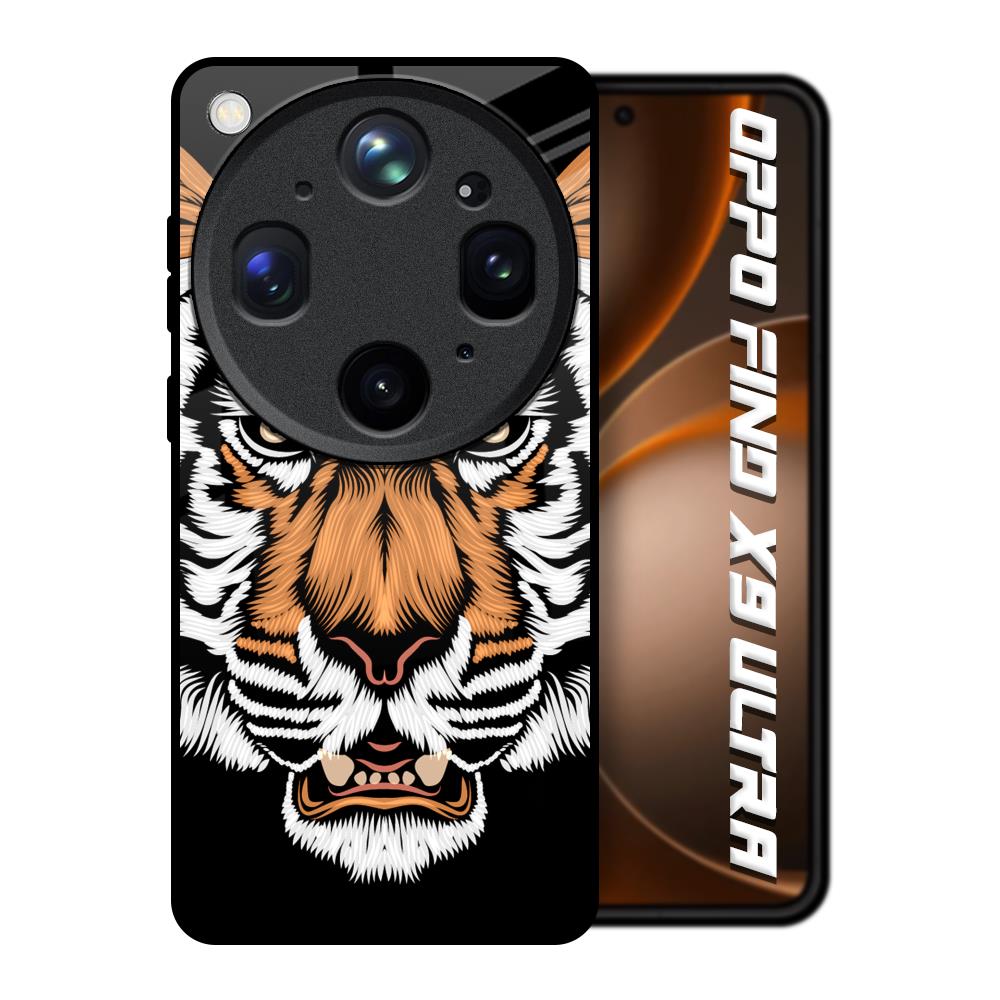 Angry Tiger Oppo Find X9 Ultra 5G Glass Back Cover Online