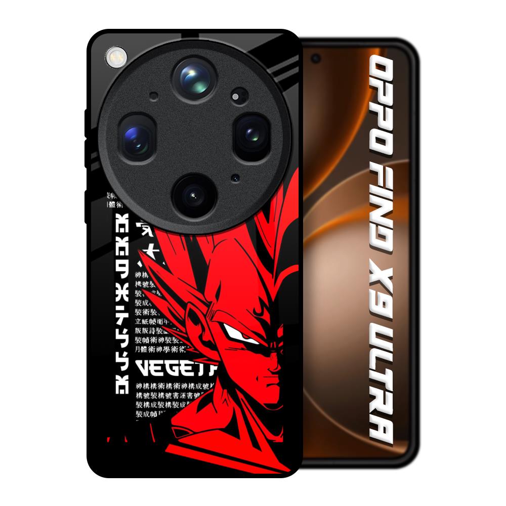 Red Vegeta Oppo Find X9 Ultra 5G Glass Back Cover Online