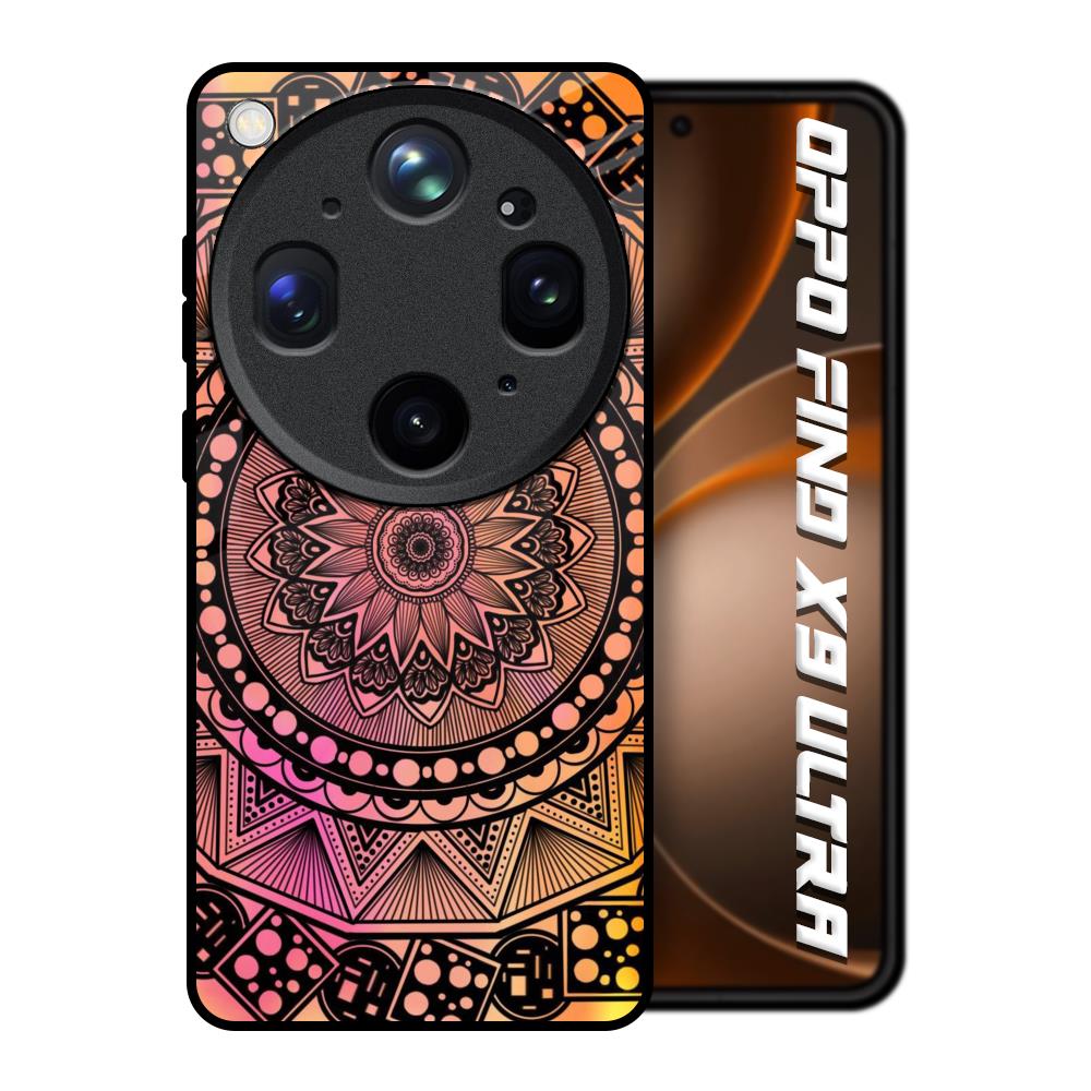 Floral Mandala Oppo Find X9 Ultra 5G Glass Back Cover Online