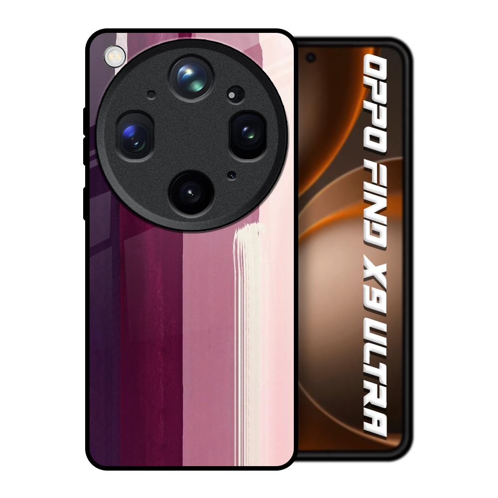 Brush Stroke Art Oppo Find X9 Ultra 5G Glass Back Cover Online