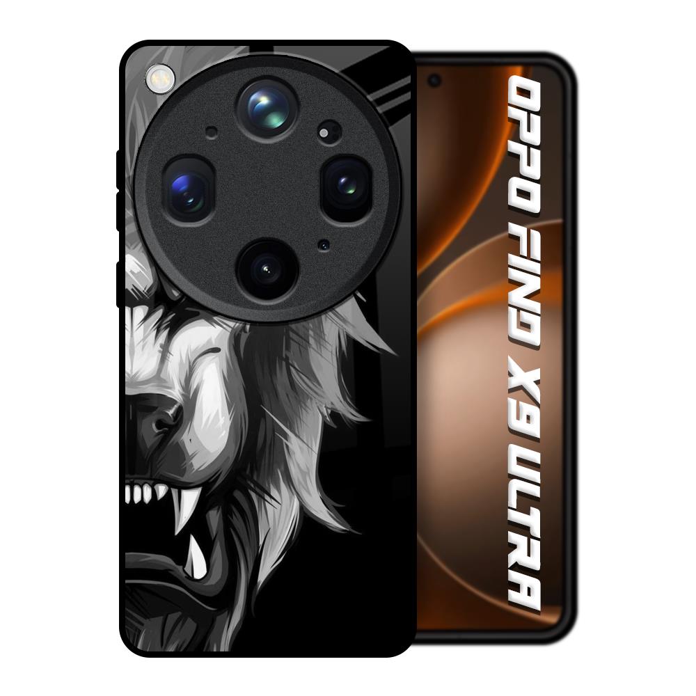 Wild Lion Oppo Find X9 Ultra 5G Glass Back Cover Online