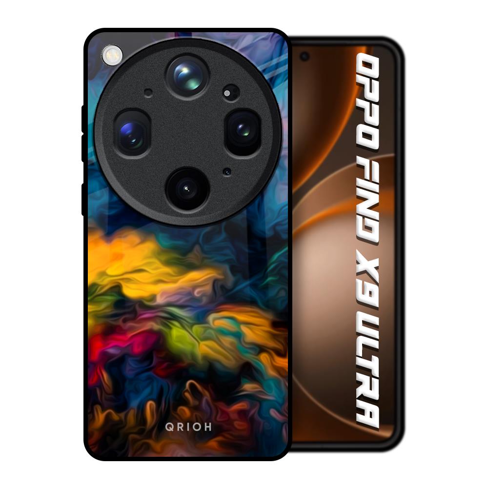Multicolor Oil Painting Oppo Find X9 Ultra 5G Glass Back Cover Online