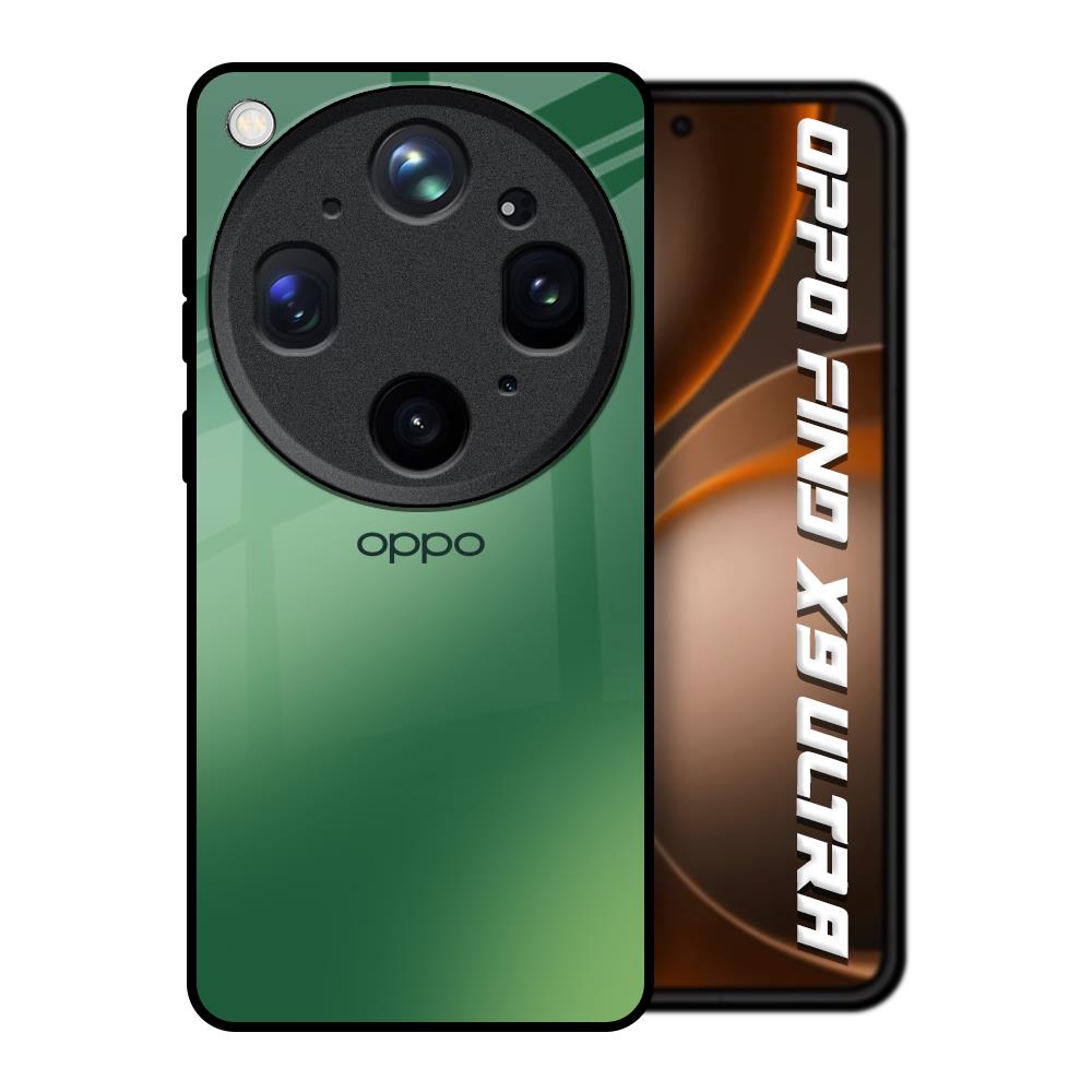 Green Grunge Texture Oppo Find X9 Ultra 5G Glass Back Cover Online