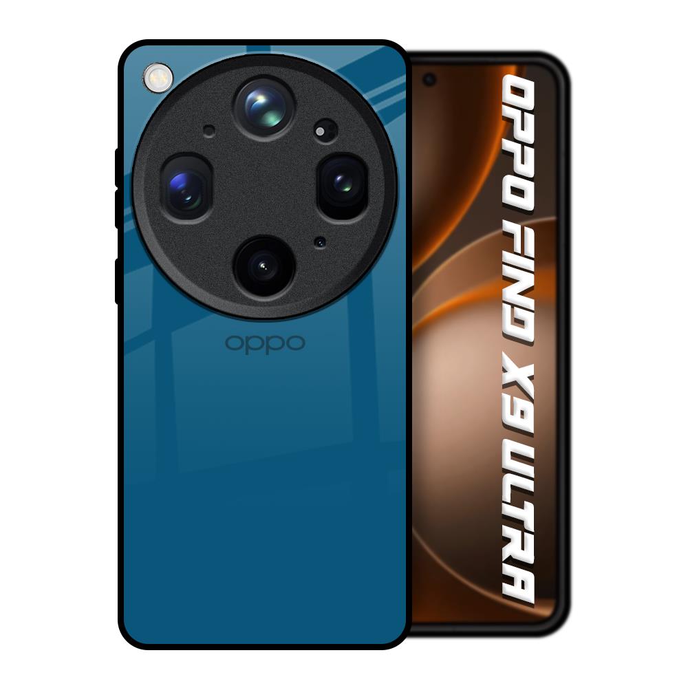 Cobalt Blue Oppo Find X9 Ultra 5G Glass Back Cover Online