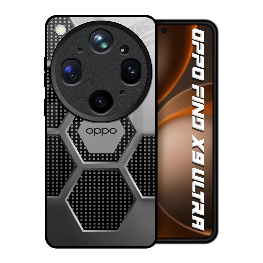 Hexagon Style Oppo Find X9 Ultra 5G Glass Back Cover Online