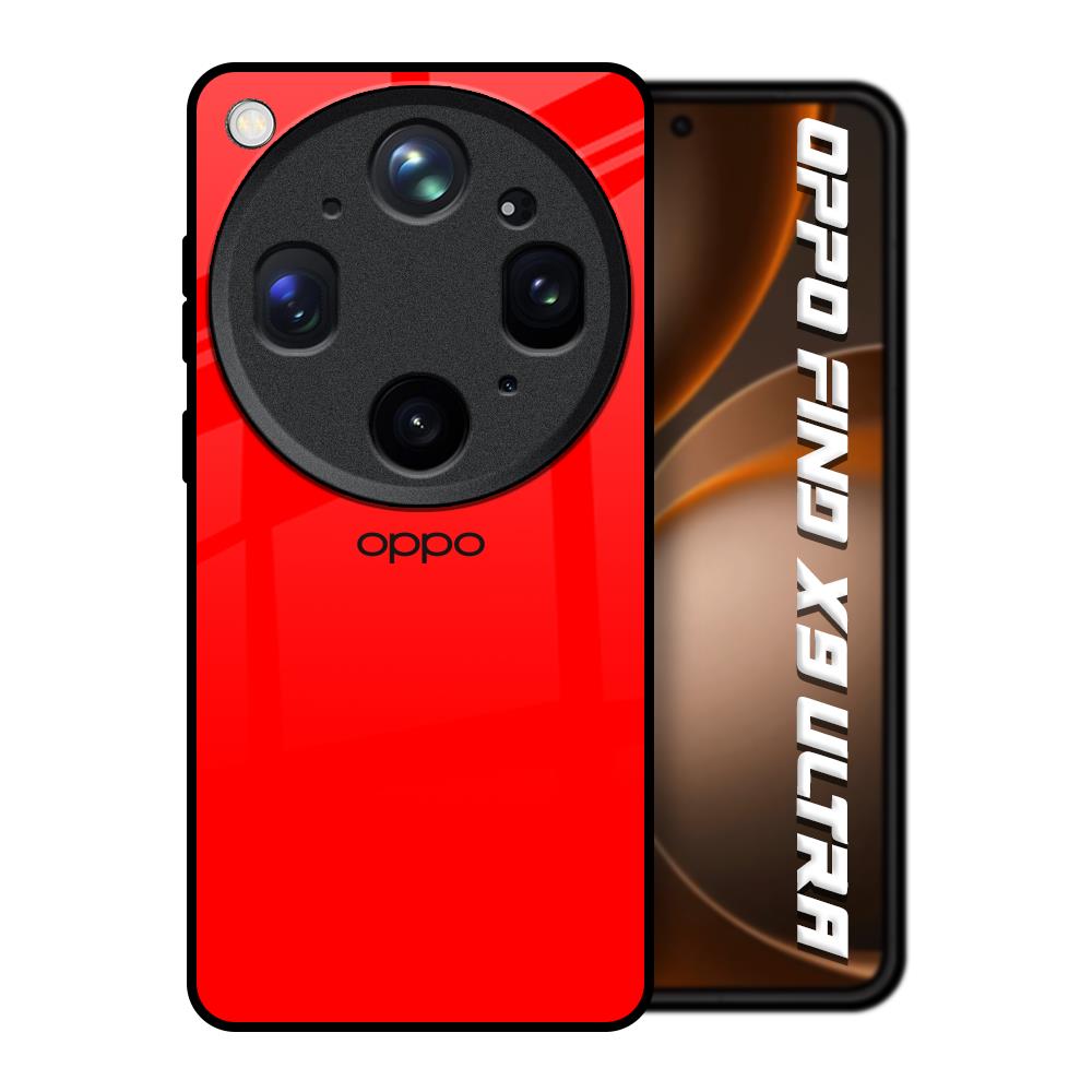Blood Red Oppo Find X9 Ultra 5G Glass Back Cover Online