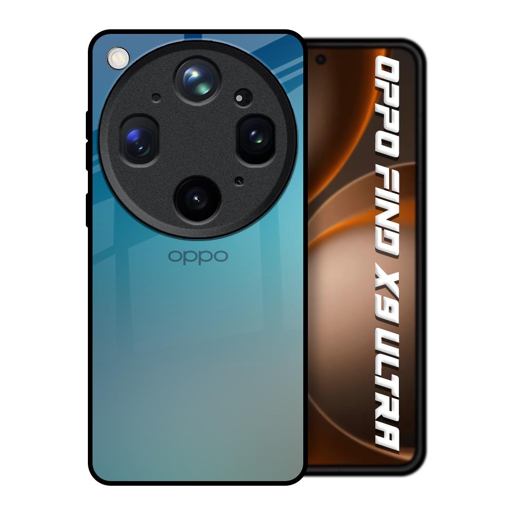 Sea Theme Gradient Oppo Find X9 Ultra 5G Glass Back Cover Online