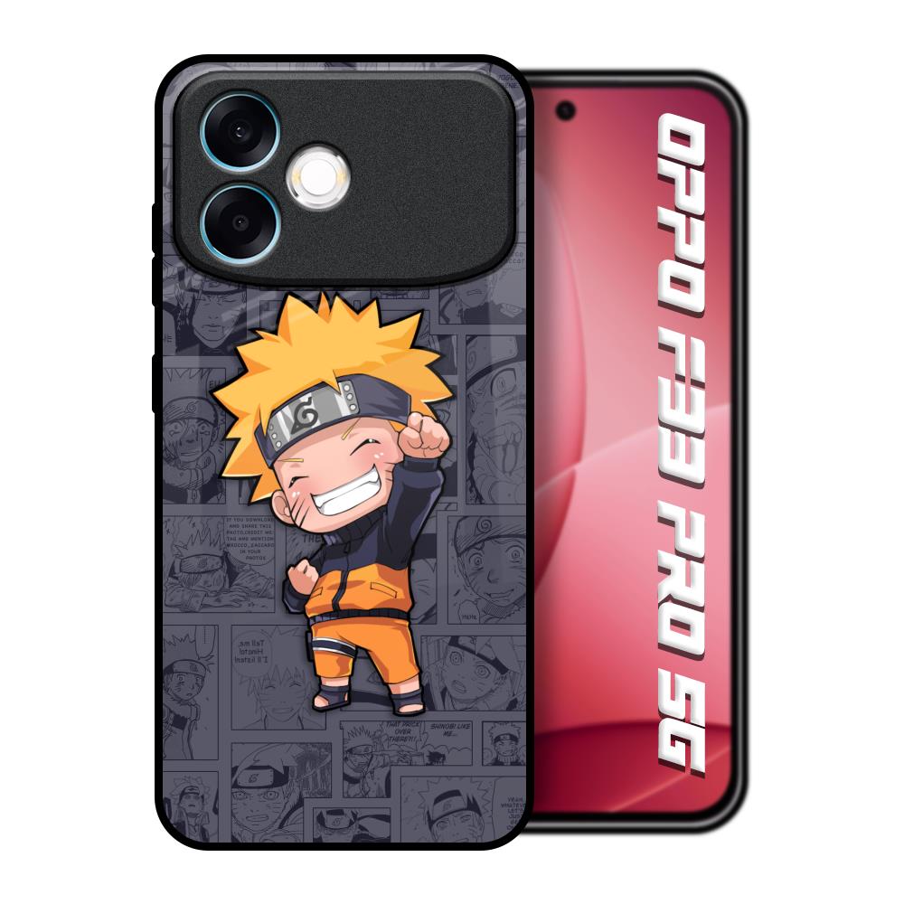 Orange Chubby Oppo F33 Pro 5G Glass Back Cover Online
