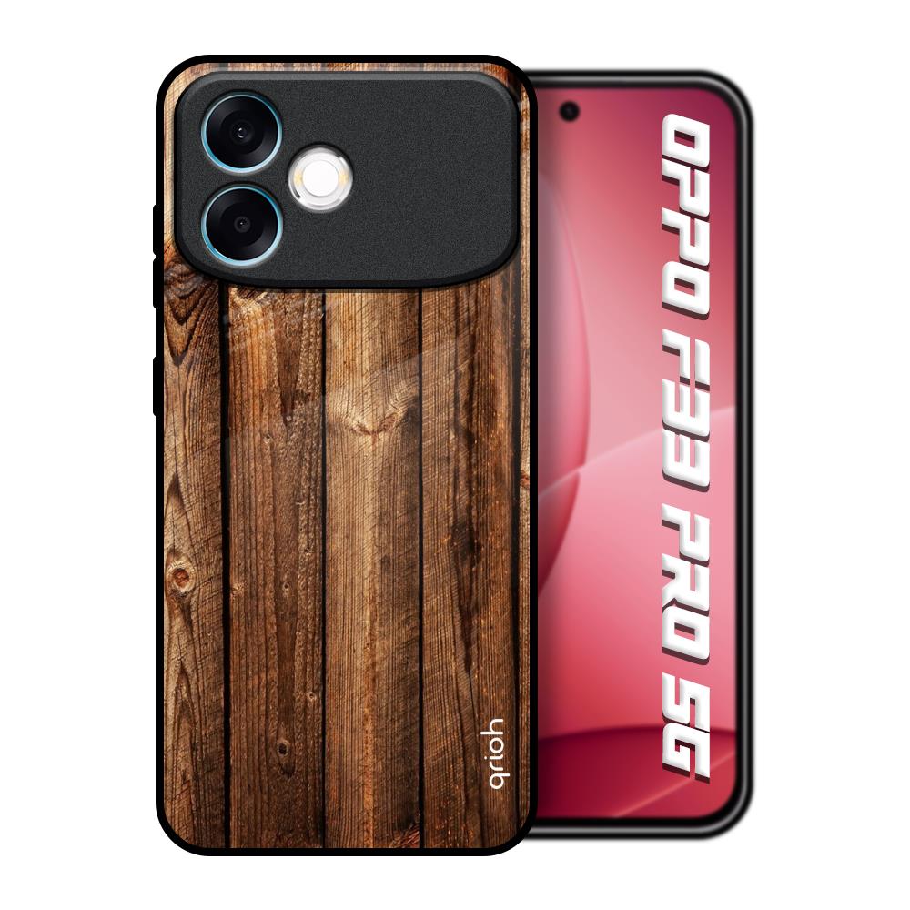 Timber Printed Oppo F33 Pro 5G Glass Back Cover Online