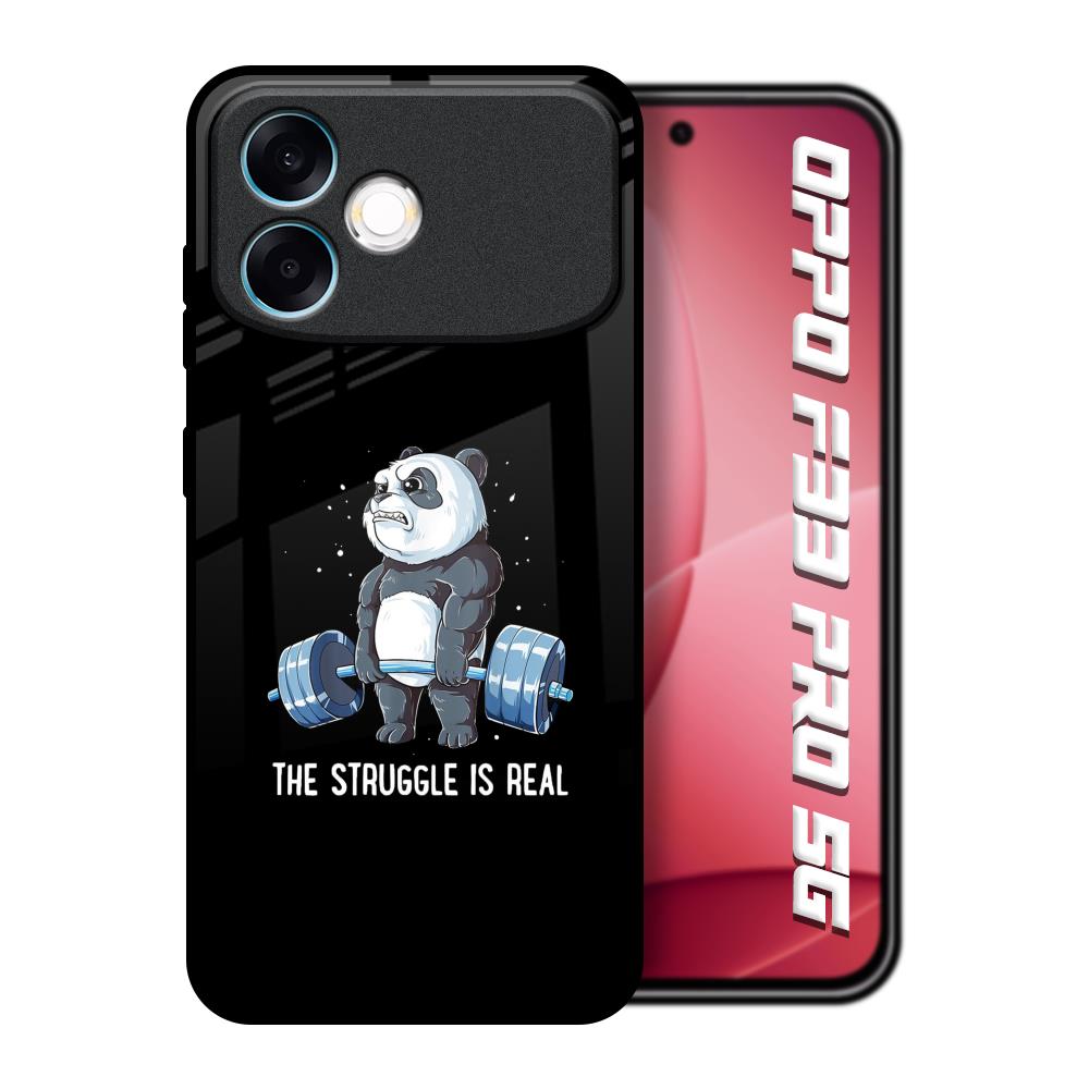 Real Struggle Oppo F33 Pro 5G Glass Back Cover Online