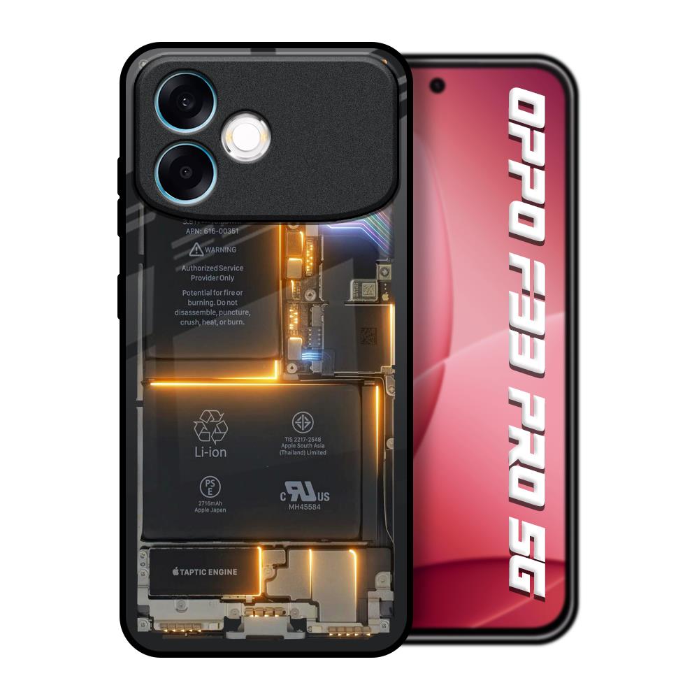 Glow Up Skeleton Oppo F33 Pro 5G Glass Back Cover Online