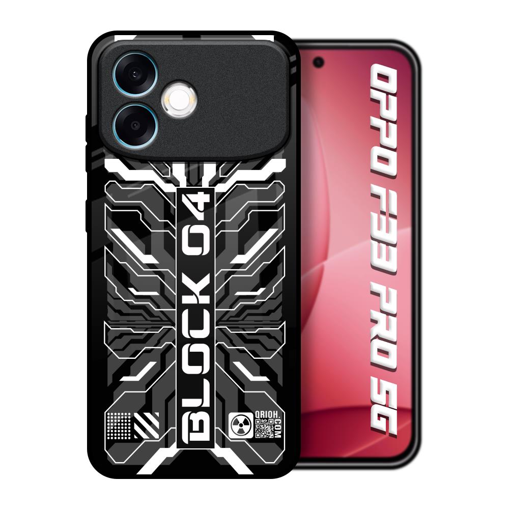 Monochrome Magic Oppo F33 Pro 5G Glass Back Cover Online