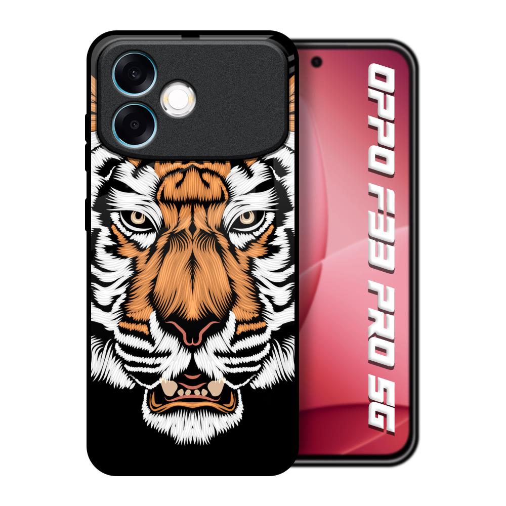 Angry Tiger Oppo F33 Pro 5G Glass Back Cover Online