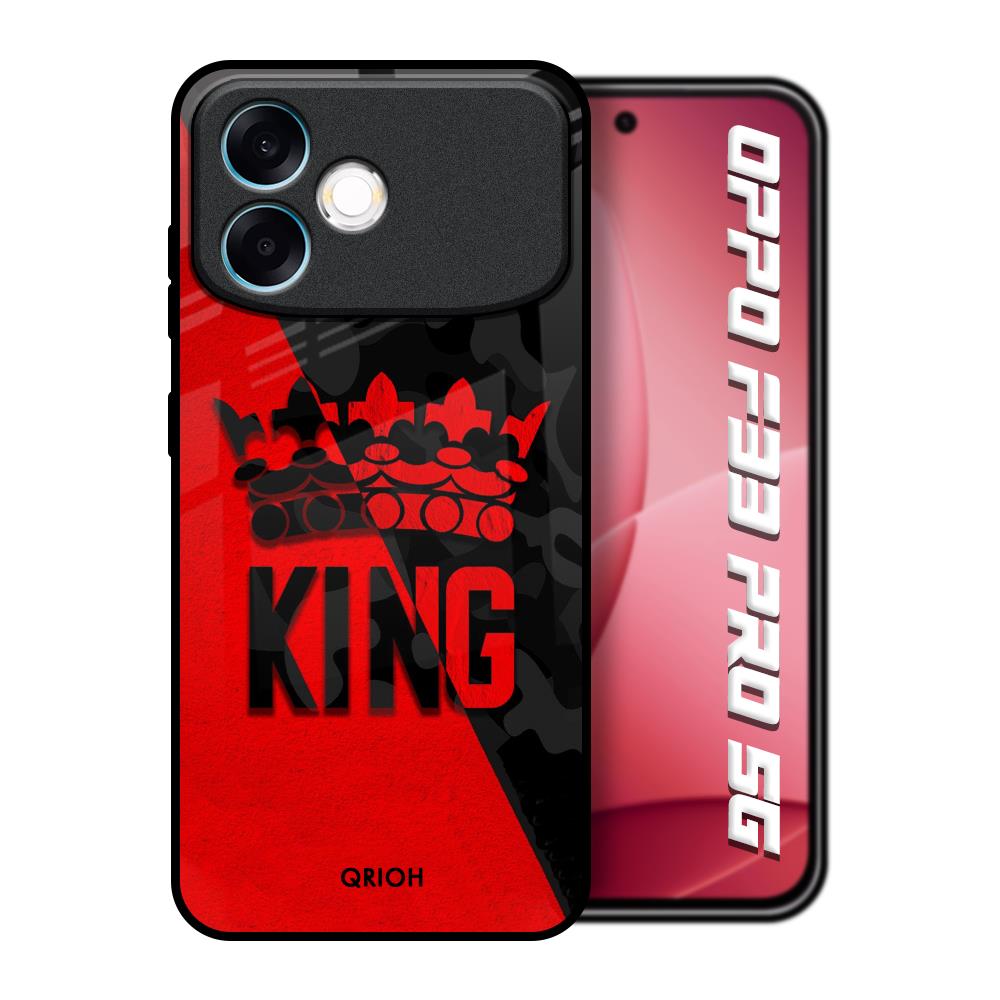 I Am A King Oppo F33 Pro 5G Glass Back Cover Online