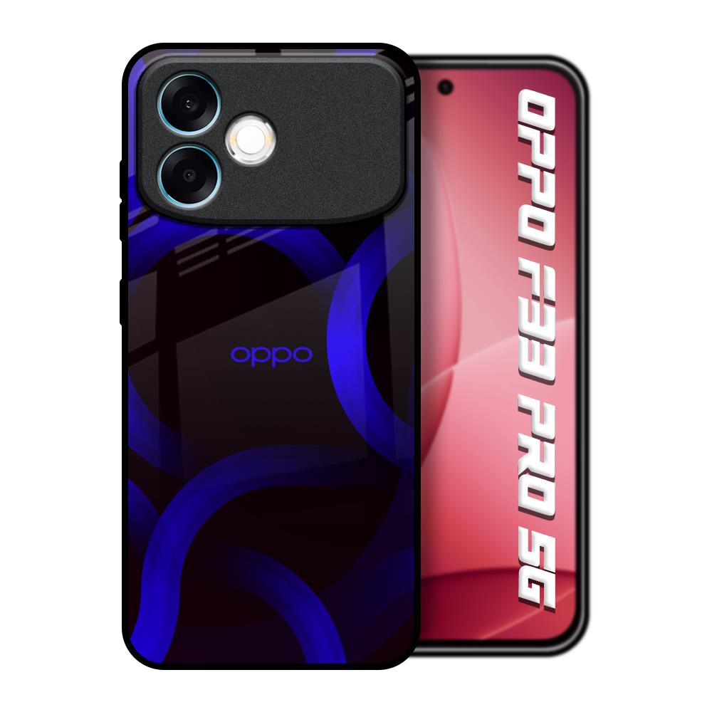 Blue Ring Light Oppo F33 Pro 5G Glass Back Cover Online