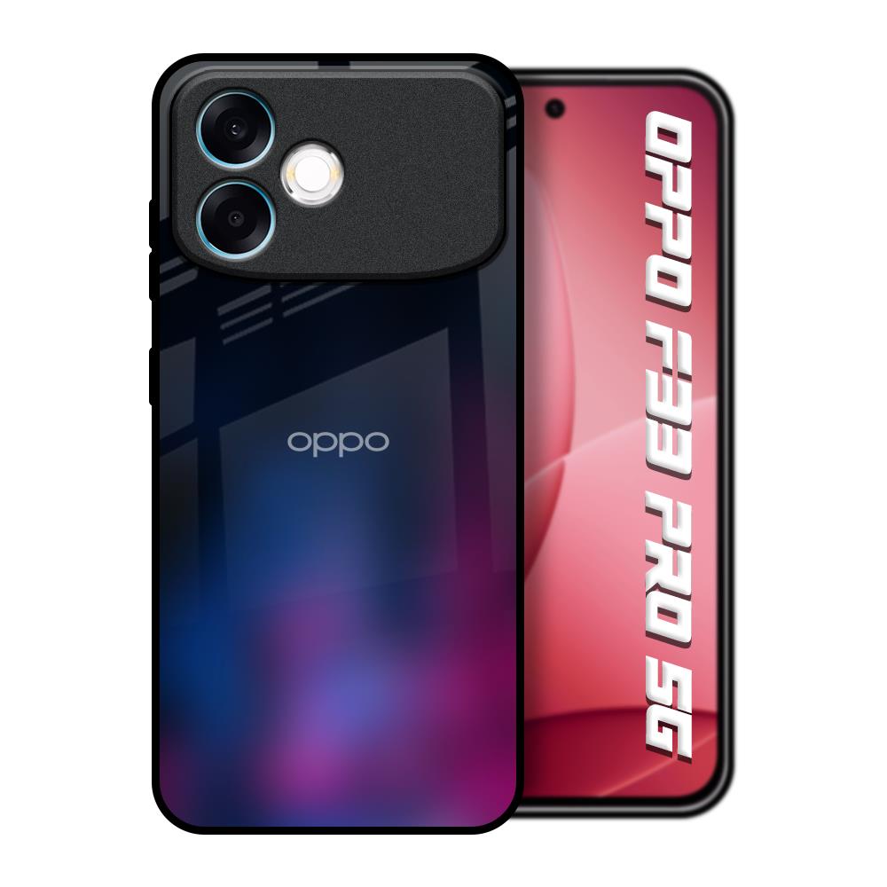 Pink Smudge Oppo F33 Pro 5G Glass Back Cover Online