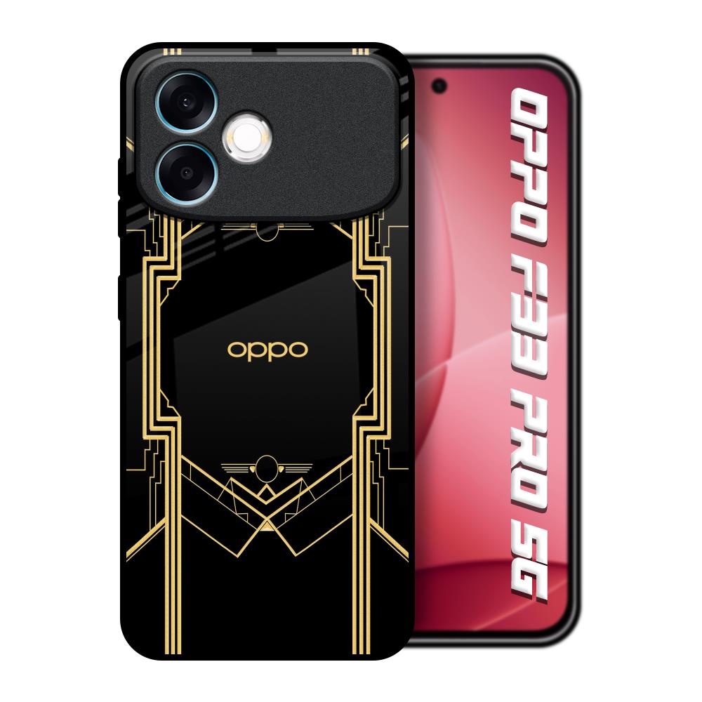 Sacred Logo Oppo F33 Pro 5G Glass Back Cover Online