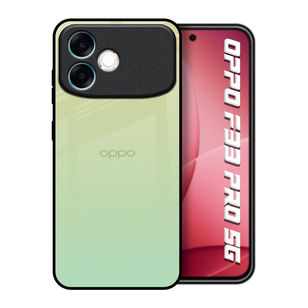 Mint Green Gradient Oppo F33 Pro 5G Glass Back Cover Online