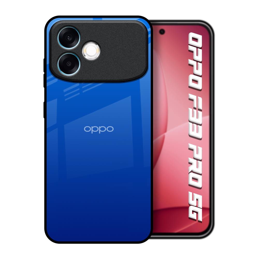 Egyptian Blue Oppo F33 Pro 5G Glass Back Cover Online