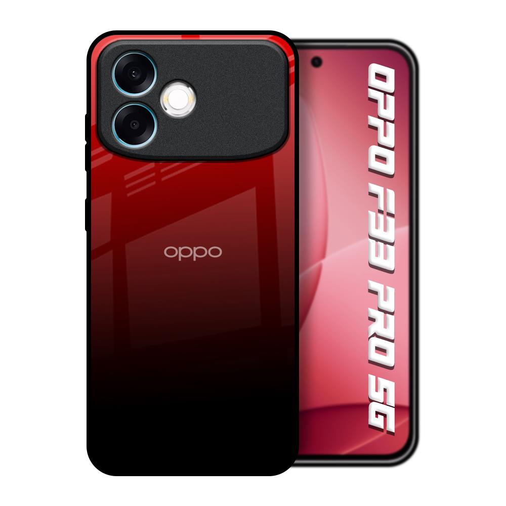 Maroon Faded Oppo F33 Pro 5G Glass Back Cover Online