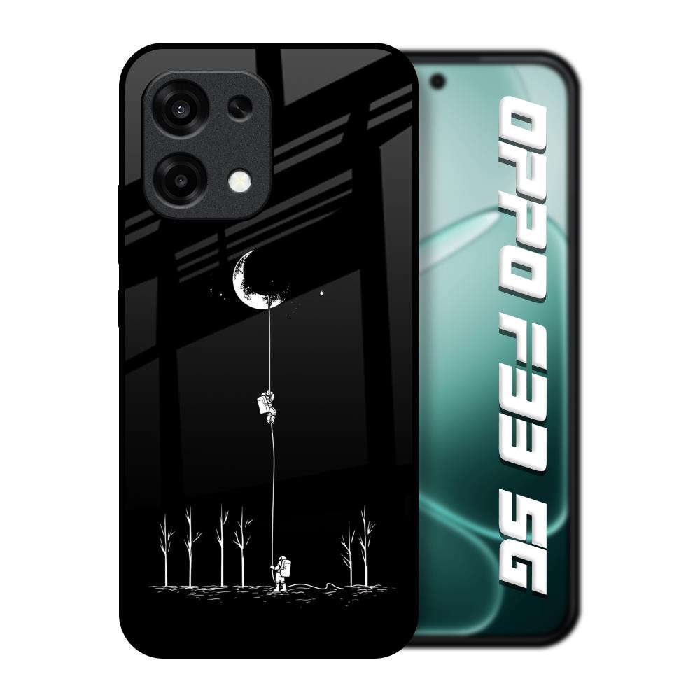 Catch the Moon Oppo F33 5G Glass Back Cover Online